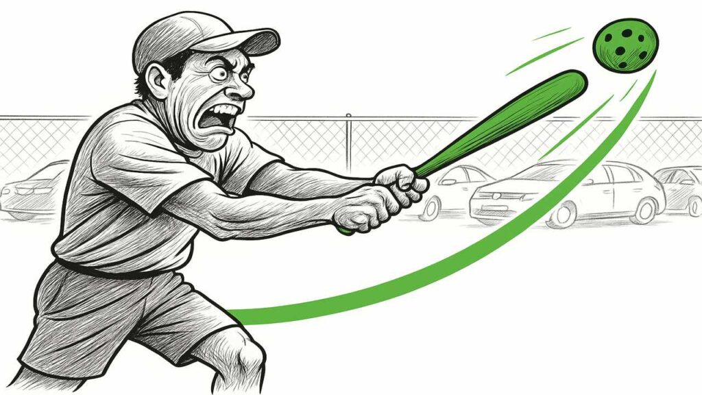 Oh, here comes Home Run Hank!” they’d shout as I stepped onto the court, my paddle gleaming with the promise of chaos.